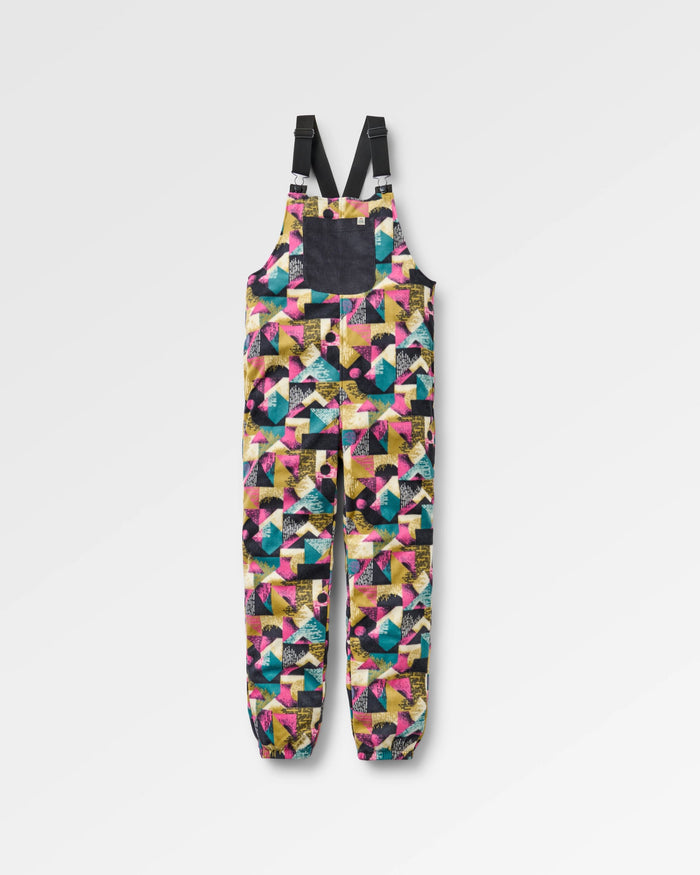 Ace Polar Fleece Dungarees - Mosaic Mountain Charcoal